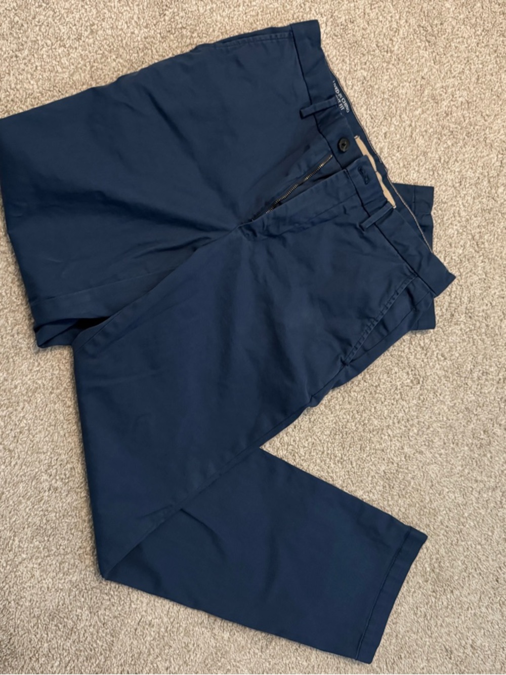 Banana Republic Navy Blue Chino Pants